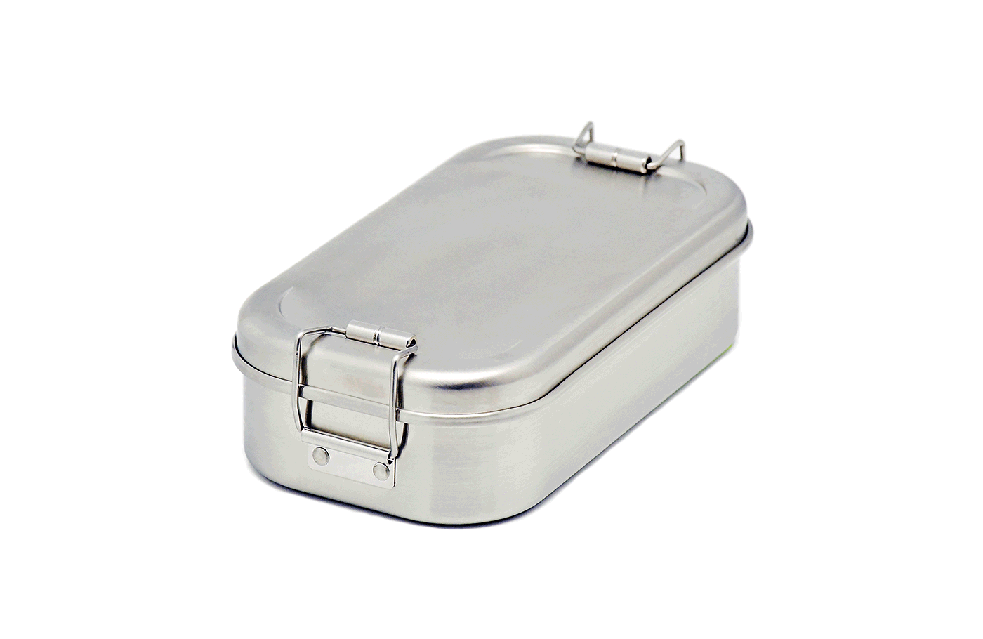 Lunchbox CP ES C3 • 700 ml komplett aus Edelstahl mit Bügelverschluss. Ansicht von schräg oben.